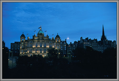 Edinburgh bei Nacht